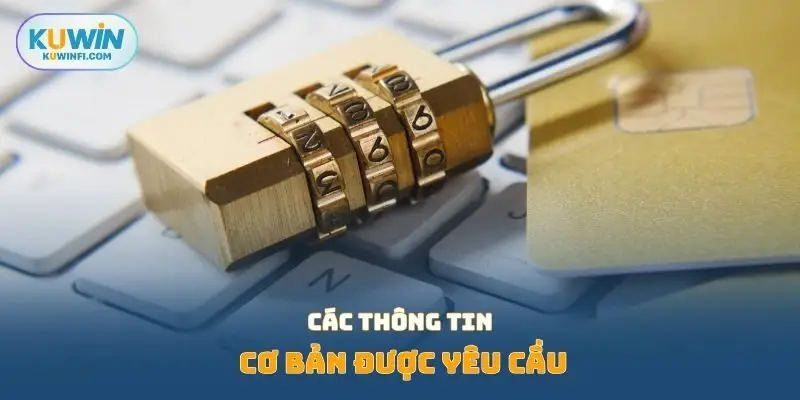 Các thông tin cơ bản được yêu cầu