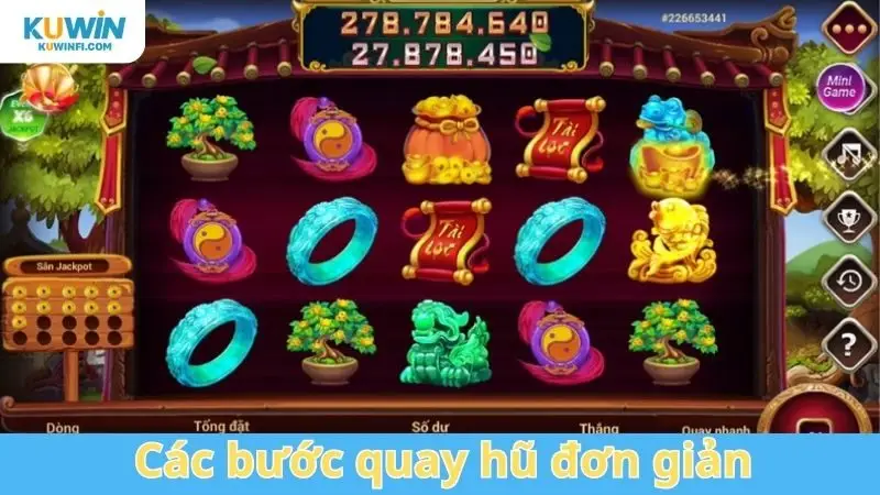 Các bước quay hũ đơn giản